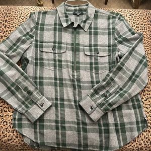 Madewell soft flannel shirt size L